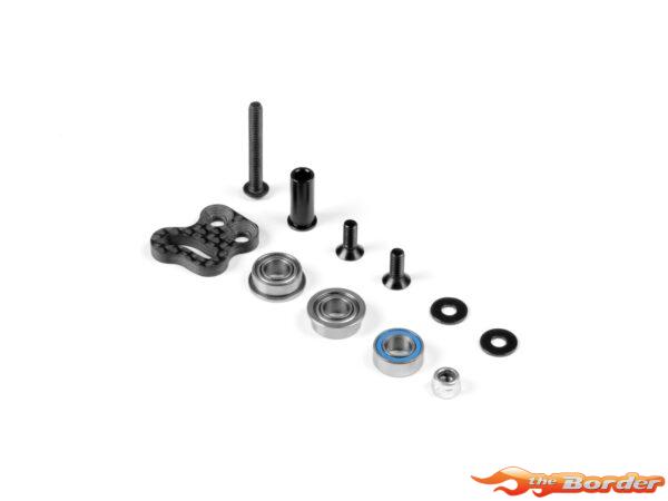 XRAY X8 Graphite Belt Tensioner Holder With Ball Bearings - Set 343079