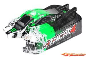 Corally SYNCRO 4 - Body - Painted - Green - Buggy - 1 pc C-00180-1055-G
