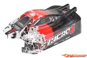 Corally SYNCRO 4 - Body - Painted - Red - Buggy - 1 pc C-00180-1055-R