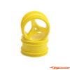 Schumacher Rear Wheel 3SP Yellow - CAT (2) U2064