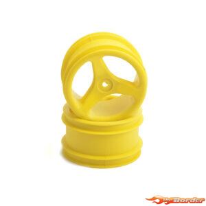 Schumacher Rear Wheel 3SP Yellow - CAT (2) U2064