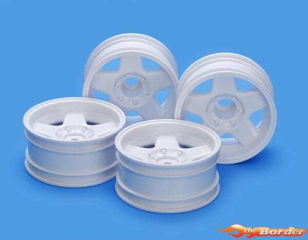 Tamiya The Hornet 1-Piece Large Diameter Wheels (Front & Rear) 22077