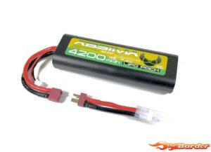 Absima 4200mAh 2S 7.4V T-Plug (Deans) LiPo Battery 4130015
