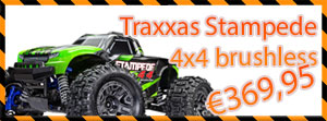 Traxxas Stampede 4x4 BL-2S is op voorraad