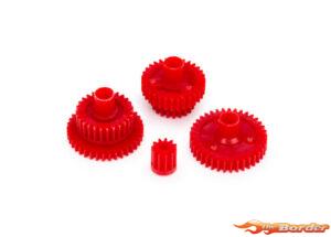 Traxxas Gear set, transmission, red (6.8:1 reduction ratio)/ (for use with portal drive axles only) 9776A