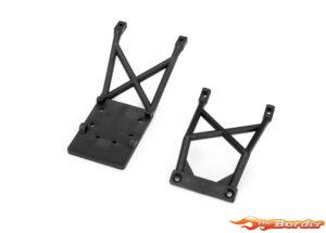 Traxxas Skid Plates (front & rear) Zwart 3623-BLK