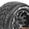 LouiseRC MT-Rocket MFT 2WD Front Tire Soft - 0 Offset Beadlock - Black LR-T3307SB