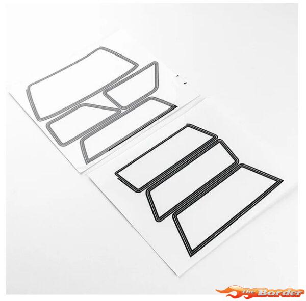 FMS Transparent Window Decal Sheet - FCX10 K5 Blazer FMSC3727