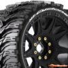 LouiseRC MFT MT-Cyclone 1/8 Monster Truck Tyres (Removable 17mm Hex, 0" & 1/2" Offset) LR-T3356SB