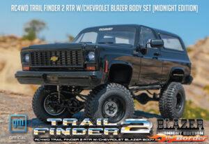 RC4WD Trail Finder 2 LWB RTR w/Chevrolet Blazer Hard Bodyset (Midnight Edition) RC4ZRTR0068