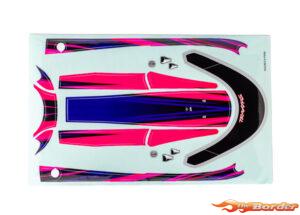 Traxxas Decal set, hatch (pink) (waterproof Disruptor) 10699-PINK