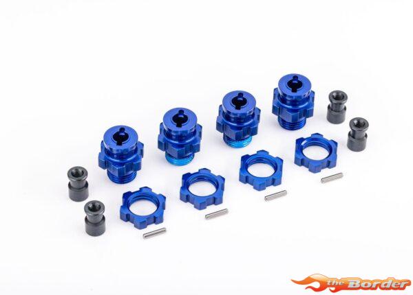 Traxxas Wheel Hubs HD, splined 17mm (Blue-Anodized) (4) 9086