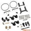 Yeah Racing Alu & Carbon Essential Conversion Kit Black for Yokomo 870C Super Dog Fighter YZ10 2023