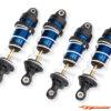 Traxxas Shocks, GTR long, blue-anodized, PTFE-coated bodies with TiN shafts (assembled with springs) (4) 10765-BLUE - Afbeelding 2