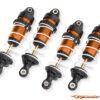 Traxxas Shocks, GTR long, orange-anodized, PTFE-coated bodies with TiN shafts (assembled with springs) (4) 10765-ORNG - Afbeelding 2