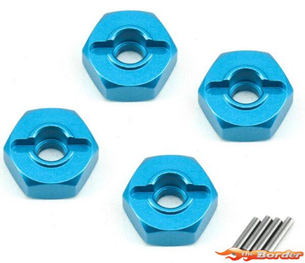 BRP Wheel Hubs Blue Alu (4pcs) 5mm wide BRP1655BU