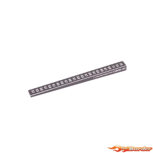 CoreRC Ride Height Gauge 3-7.5mm in 0.1mm Steps CR881