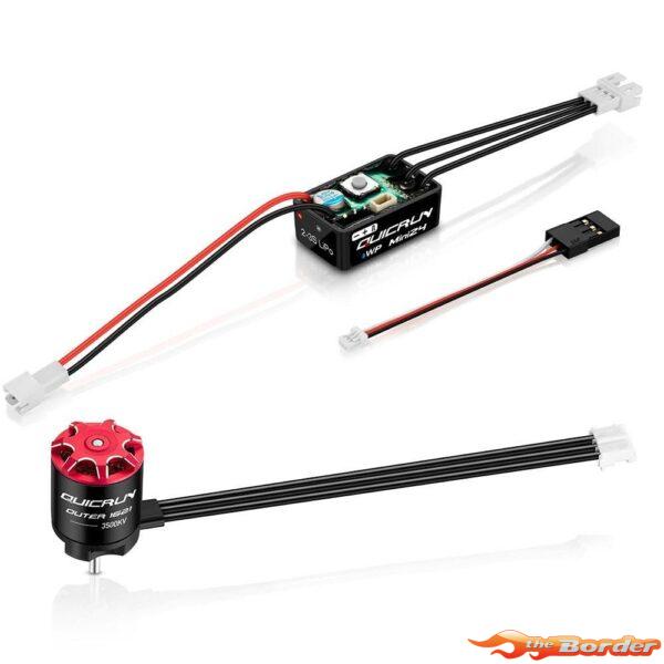 Hobbywing Quicrun WP-Mini24 Combo 1621SL 3500KV Brushless ESC 25A 2S-3S for 1/24 38020436