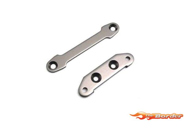 Kyosho Front Suspension Plate Set Turbo Optima (2) Gun Metal OT218GM