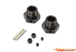 Kyosho Wheel Hub Inferno MP9-MP10 Gun Metal (2) IFW625B