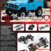 RC4WD 1/18 Gelande II RTR w/LandRover D90 Body (Blue) RTR0039