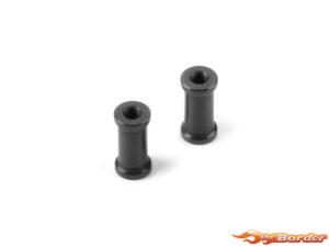 XRAY Alu Mount 10.0mm With M2.5 Thread - Black (2) 376381