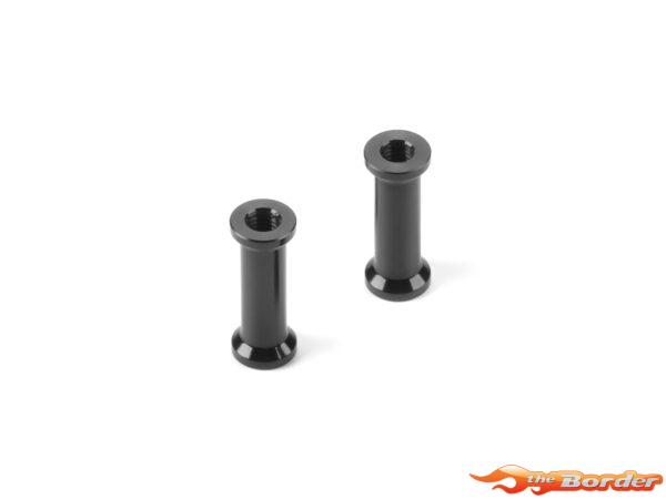 XRAY Alu Rear Brace Mount 15.5mm - Black (2) 373078