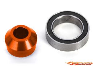 Traxxas Bearing Adapter 6160-T6 Alu. Orange 6893-ORNG