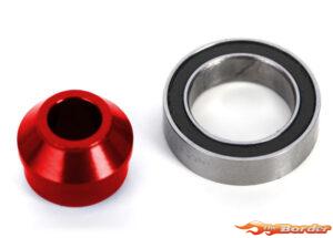 Traxxas Bearing Adapter 6160-T6 Alu. Red 6893-RED