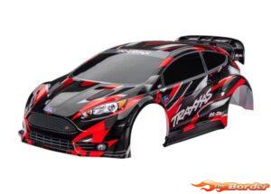 Traxxas Body Ford Fiesta® ST Rally Red 7418-RED