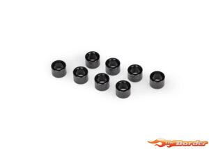 Traxxas Shock Cap Spacer 6061-T6 Aluminum (Black-anodized) (8) 7888