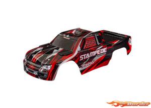 Traxxas Stampede Body Red (Painted, Clipless) 3620-RED