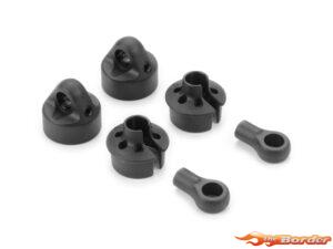 XRAY Comp. Shock Cap, Spring Collar & Ball Joint - Big Bore (2) 368014