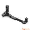 XRAY X4 Alu Servo Mount - Black - One-Piece - Swiss 7075 T6 306222