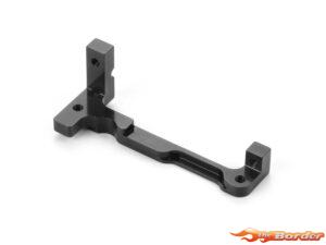 XRAY X4 Alu Servo Mount - Black - One-Piece - Swiss 7075 T6 306222