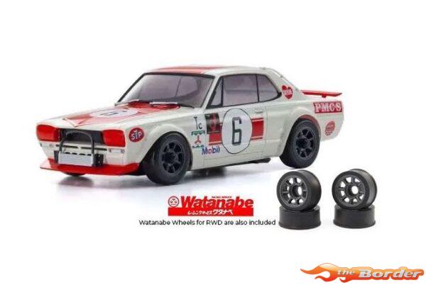 Kyosho Mini-Z Body Set Skyline 2000GT-R (Watanabe Edition) KPCG10 Racing'72 Red No.6 MZP472RS