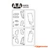 Tamiya AA-Parts Bag (Scania 770S 8x4/4) 19007360