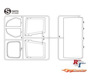 Tamiya S-Parts Bag (Scania 770S 8x4/4) 19115552