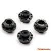 Traxxas Wheel Center Caps (Black, 4) 9075