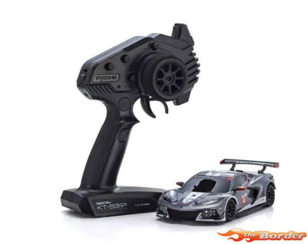 Kyosho Mini-Z MR04 RWD Chevrolet Corvette C8-R White/Gun Metal 32356GMW