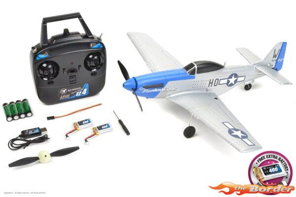 EZ-Wings Mini P-51 Mustang - RTF - 450mm - 1+1 Li-Po Battery EZ-029