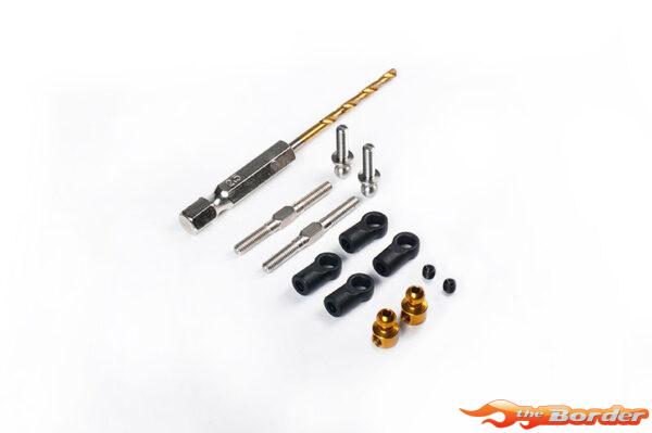 Koswork Upgrade Rear Anti-Roll Bar Linkage Set for Kyosho OTW102B/OTW135/UTW005B KOS04305ROD