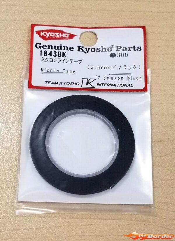 Kyosho Micron Black Tape 2.5 mm wide x 5m long 1843BK