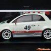 Kyosho Mini-Z Body Set Abarth 500 Assetto Corse MZP128W - Afbeelding 2