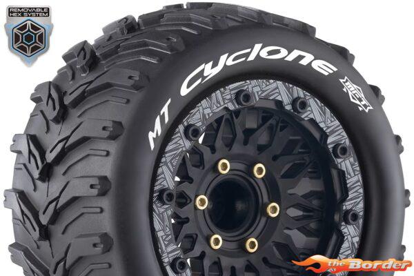 LouiseRC MT-Cyclone Traxxas Maxx Tires MFT – Removable Hex (12mm, 14mm, 17mm) (F/R) LR-T3310SX