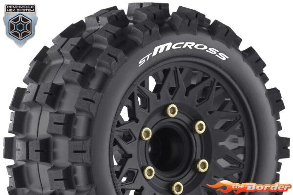 LouiseRC ST-MCROSS Traxxas Stampede/Rustler Tires – Removable Hex (12mm, 14mm, 17mm) (F/R) LR-T3272SX