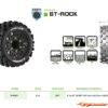 LouiseRC ST-Rock Traxxas Stampede/Rustler Tires – Removable Hex (12mm, 14mm, 17mm) (F/R) LR-T3273SX - Afbeelding 6