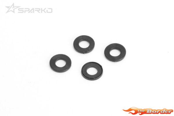 Sparko F8 Plastic steering Shim(4pcs) SPKF81010