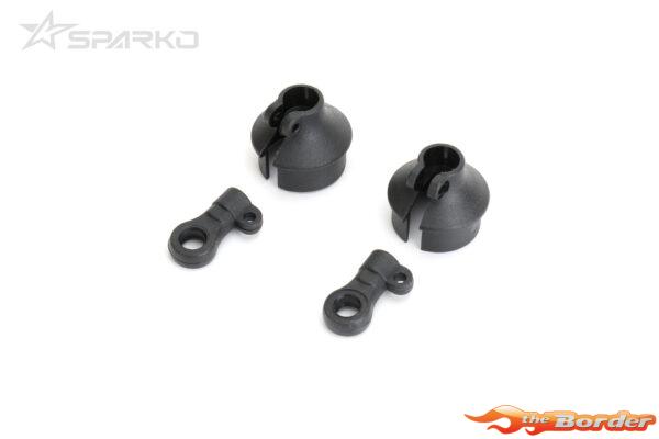 Sparko F8 Spring Cups & Shock Rod Ends (2) SPKF81026