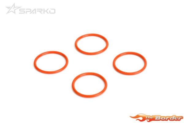 Sparko F8 Shock Spring Adjust Nut O-Ring(4pcs) SPKF82004